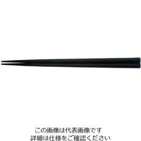 福井クラフト PBT五角箸(10膳入)黒 22.5cm 90030600 62-6726-36 1ケース(10膳)（直送品）