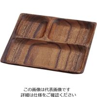 萬洋 アカシア スクエアトレー 62-6736-90 1枚（直送品）