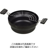 パール金属 NEW楽天家 鉄製段付天ぷら鍋 24cm HB-2520 1個 63-2761-49（直送品）