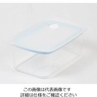 パール金属 Easy Clean 深型密閉保存容器 M ブルー HB-2631 1個 63-2762-12（直送品）