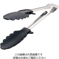 遠藤商事 66 ナイロントング 18cm ブラック 63-5696-36 1個（直送品）