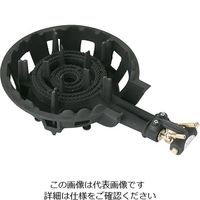 大栄産業 鋳物コンロ(二重) パイロット無 LPガス DE-21JSL 1個 63-5696-95（直送品）