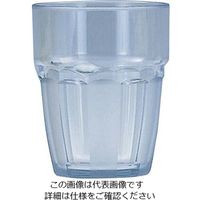 関東プラスチック工業 PC マーレ 段付タンブラー KB-111 ブルー 1個 63-7185-55（直送品）