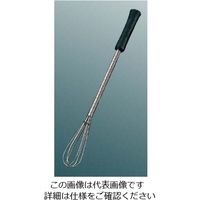 アズワン ステン 木柄 ミニ泡立 大 全長200 1個 63-7187-39（直送品）