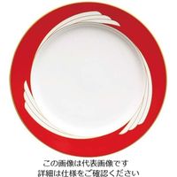 アズワン アラカルト赤 27cm プレート OFM07-201 1個 63-7193-22（直送品）