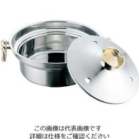 江部松商事 EBM 電磁用 しゃぶしゃぶ鍋 穴明 23cm 63-7202-35 1個（直送品）