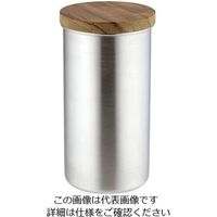 高桑金属 ステンレスコーヒーキャニスターサテン L 64-4189-26 1個（直送品）