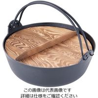 東伸販売 五進 ジャンボ田舎鍋(鉄製) 36cm 64-4204-78 1個（直送品）