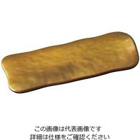 遠藤商事 セラミン耐熱パラディレクタングルプレート スパークゴールド 64-4205-55 1個（直送品）
