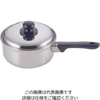 霜龍器物 電磁調理器対応鍋 ジュノー片手鍋18cm 7-8801-01 1個（直送品）