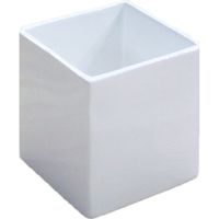 センコー ホワイトキューブ　陶器製　ホルダー　ホワイト MAK 1個（直送品）