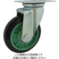 ヨドノ 樹脂製ゴム車輪（ベアリング入）自在金具付 PNJ