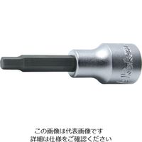 山下工業研究所 コーケン 12.7mm差込 ヘックスビットソケット 全長75mm 15mm 4010M.75-16 1個 121-8268（直送品）