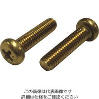 コノエ ナベ小ねじ 真鍮 3×40 PANSS-BR-340 1セット(50本) 216-4275（直送品）