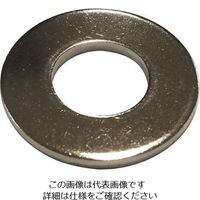 コノエ ワッシャー JIS 真鍮 ニッケル M14 WJ-BR-NI-14 1セット(10枚) 216-4237（直送品）