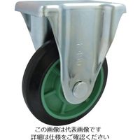 ヨドノ 樹脂製ゴム車輪（ベアリング入）固定金具付 PNK