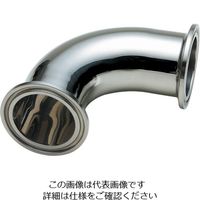 フジトク サニタリーヘルールエルボ 2.5S ステンレス ZEL-F-2.5S 1個 810-6532（直送品）