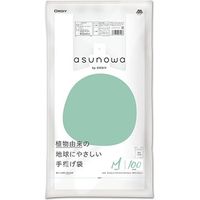 オルディ asunowaバイオマス25%手提袋M/35号乳白100P ASW-HW25BP35T-100 1パック（直送品）