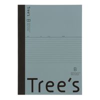 日本ノート Trees Ｂ５ Ｂ罫 ３０枚 ブルーグレー UTR3BGR 1冊（直送品）