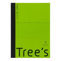 日本ノート Trees Ｂ５Ｂ罫３０枚ライトグリーン UTR3BLG 1冊（直送品）