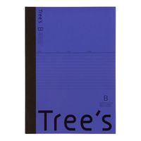 日本ノート Trees Ｂ５Ｂ罫３０枚ディープパープル UTR3BV 1冊（直送品）