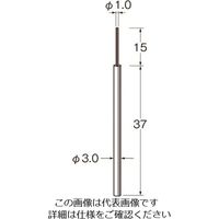日本精密機械工作 リューター マイクロセラミックファイバーブラシ(エンド型) B9010 1袋(1本) 128-2438（直送品）