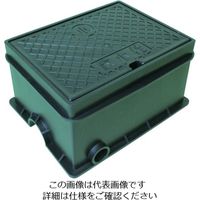 東栄管機 トーエー 樹脂製散水栓ボックス SB 4 黒 TSKSB-4BK 1個 825-2893（直送品）