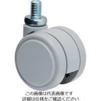 東海キャスター 東海 デザインキャスター ライトグレー50径 許容荷重60kgf TF50N12L-22 1個 132-9848（直送品）