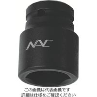 長堀工業 ナック ソケット ショートタイプ 6PT 差込角12.7x対辺38mm 438 1個 853-1058（直送品）