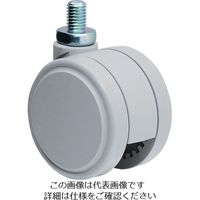 東海キャスター 東海 デザインキャスター ライトグレー60径 許容荷重80kgf TF60N12L-14 1個 132-8277（直送品）