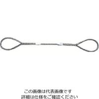 日興製綱 ニッコウ Wスリング（裸） 全長1.5m スリング径6mm W6-1.5H 1セット（20本） 815-7458（直送品）