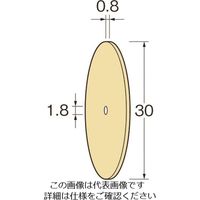 日本精密機械工作 リューター ホイール型砥石(クリストンマトリックスホイール)G7196 G7196 1袋(1枚) 126-1111（直送品）