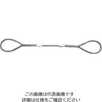 日興製綱 ニッコウ Wスリング（裸） 全長3.0m スリング径18mm W18-3H 1セット（5本） 815-7444（直送品）