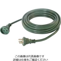正和電工 3芯タイプ防雨型延長コード10m深緑 WPE-10DG 1セット(10本) 850-1045（直送品）