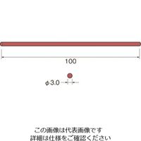 日本精密機械工作 リューター スーパー砥石(スーパーグラインダー)100×φ3色:赤 G5202 1本 126-9063（直送品）
