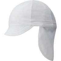 フラップ付き体操帽子（取り外しタイプ） F ホワイト 101215 1セット(2入) フットマーク（直送品）
