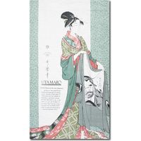 東京いろは 和柄のれん　浮世絵　立姿 1103239007 1枚（直送品）