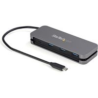 4ポートUSB-Cハブ/5Gbps/バスパワー対応/28.5cmケーブル