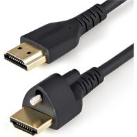 StarTech.com　HDMI 2.0 ケーブル　ネジ止式　ハイスピード　4K60Hz対応　スターテック