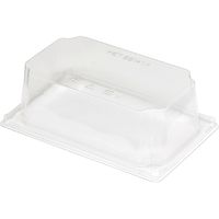 ケーピープラテック 食品容器 未晒紙ボックス 透明蓋 KM