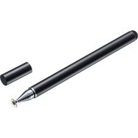 サンワサプライ ディスク式＆導電繊維タッチペン（ブラック） PDA-PEN50BK 1本