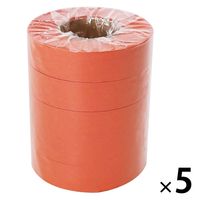 今村紙工 紙テープ 橙 1セット（25巻：5巻×5パック） 19294