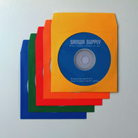 サンワサプライ DVD・CDペーパースリーブケース FCD-PS100MXN 1パック（100枚入）（直送品）