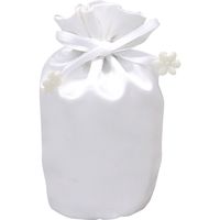 東京ローソク製造 サテン袋　ホワイト　１．５寸 060477 1個（直送品）