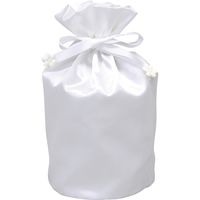 東京ローソク製造 サテン袋　ホワイト　２．５寸 060479 1個（直送品）