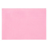 川西工業 ディスポ 紙エプロン 3層タイプ ピンク 500枚 #4501 1箱（500枚入）