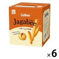 Jagabee バターしょうゆ味 75g 6箱 カルビー スナック菓子