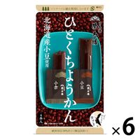 ひとくちようかん 小豆・小倉 4本 6袋 榮太樓 和菓子 ようかん