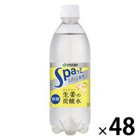 伊藤園 スパッと生姜（ジンジャー）の炭酸水 500ml 1セット（48本）