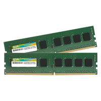 増設メモリ 8GB×2 DDR4 2400 シリコンパワー デスクトップ用  PC4-19200 UDIMM PCメモリ 1セット（2個入）
